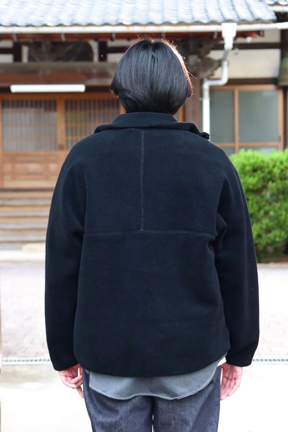 Graphpaper Wool Boa Zip-Up Blouson(GU213-70206B) style.2021.10.25.