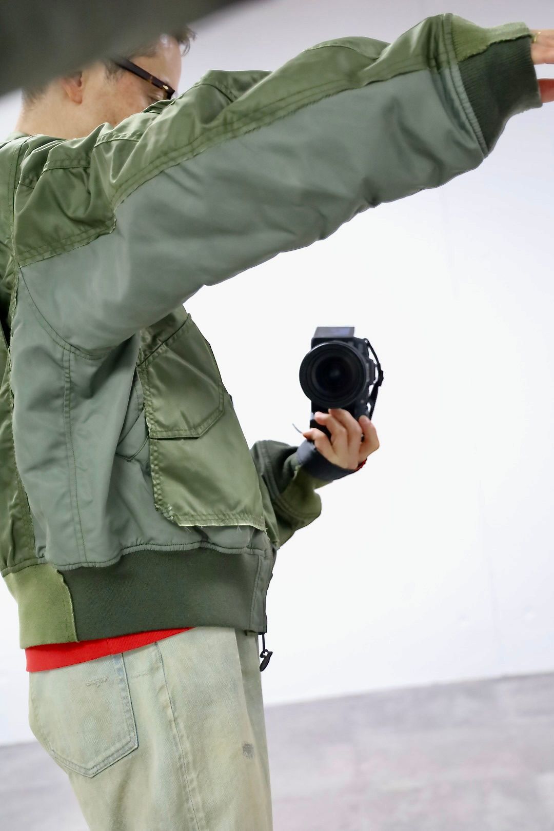 YOKE ヨーク26SS Connected Military Blouson CWU*L-2B"OLIVE"スタイル