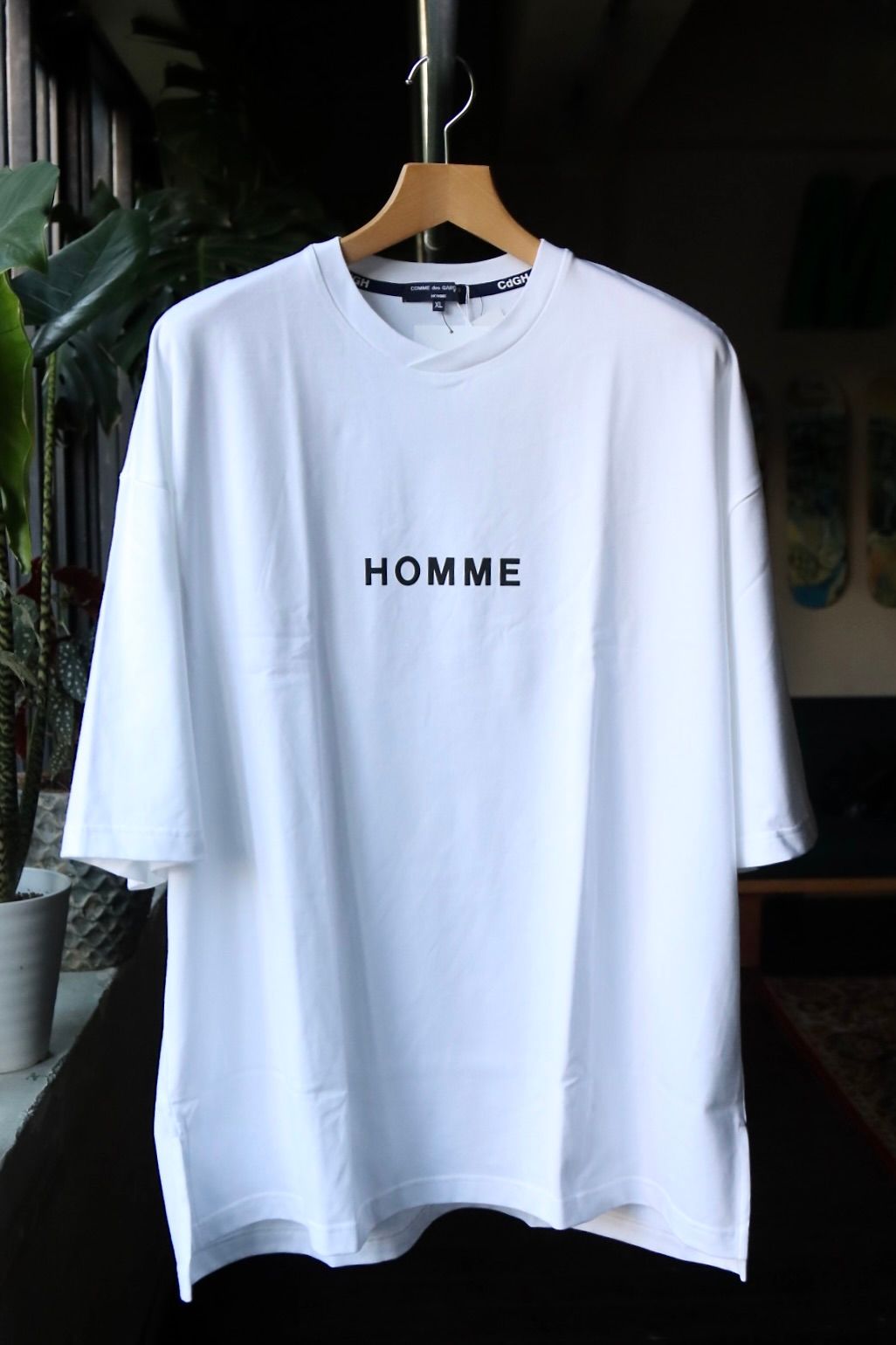 COMME des GARCONS HOMME - コムデギャルソンオム23AW 綿天竺ロゴ ...