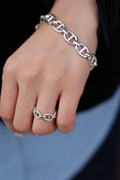 XOLO JEWELRY ショロジュエリー / Anchor Link Bracelet-10mm-(XOB102)SILVER925☆6月17日(火)再入荷！