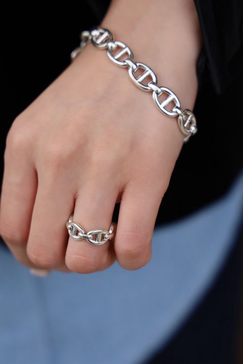 XOLO JEWELRY ショロジュエリー / Anchor Link Bracelet-10mm-(XOB102)SILVER925☆6月17日(火)再入荷！