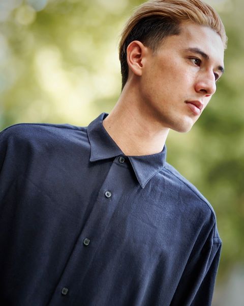 A.PRESSE Wool Regular Collar Shirtスタイル 9月21日(土)新作発売！