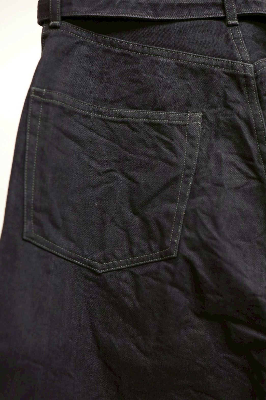 blurhms Women's 26SS 12.9oz Denim Bias Belted Pants(BHS26S012)SulfurBlack☆新作発売！