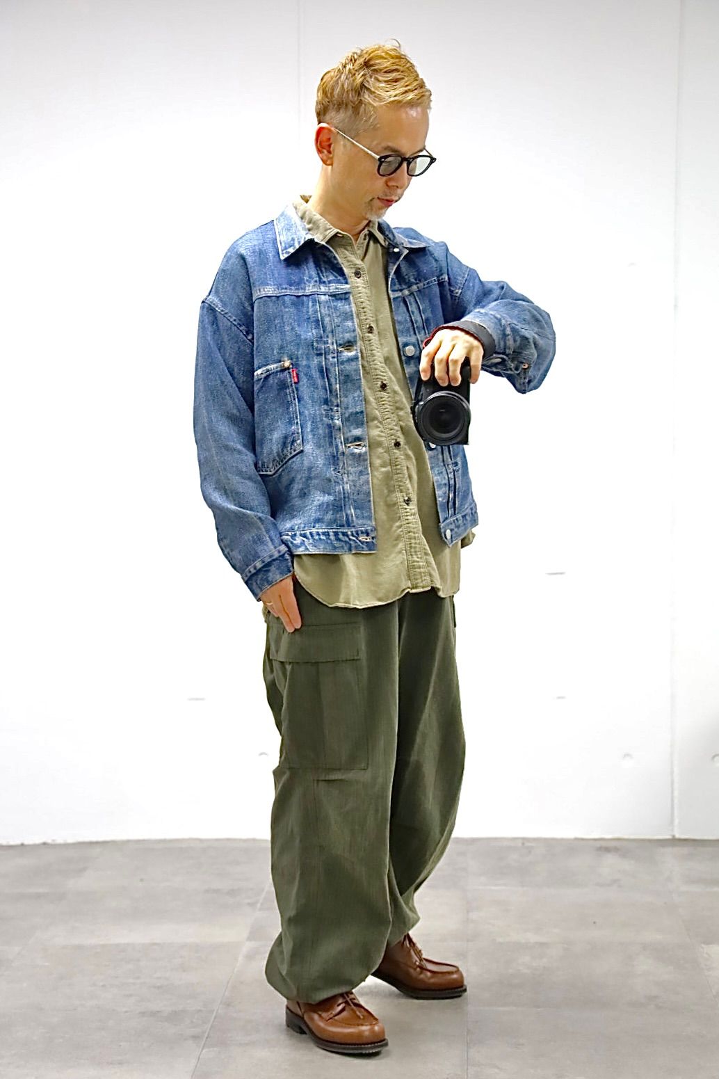 アプレッセ 2026 STYLE2 Washed Cotton Silk Linen HBT M-51 Over Pants(26AAP-04-09)OLIVE☆7月4日(土)新作発売！