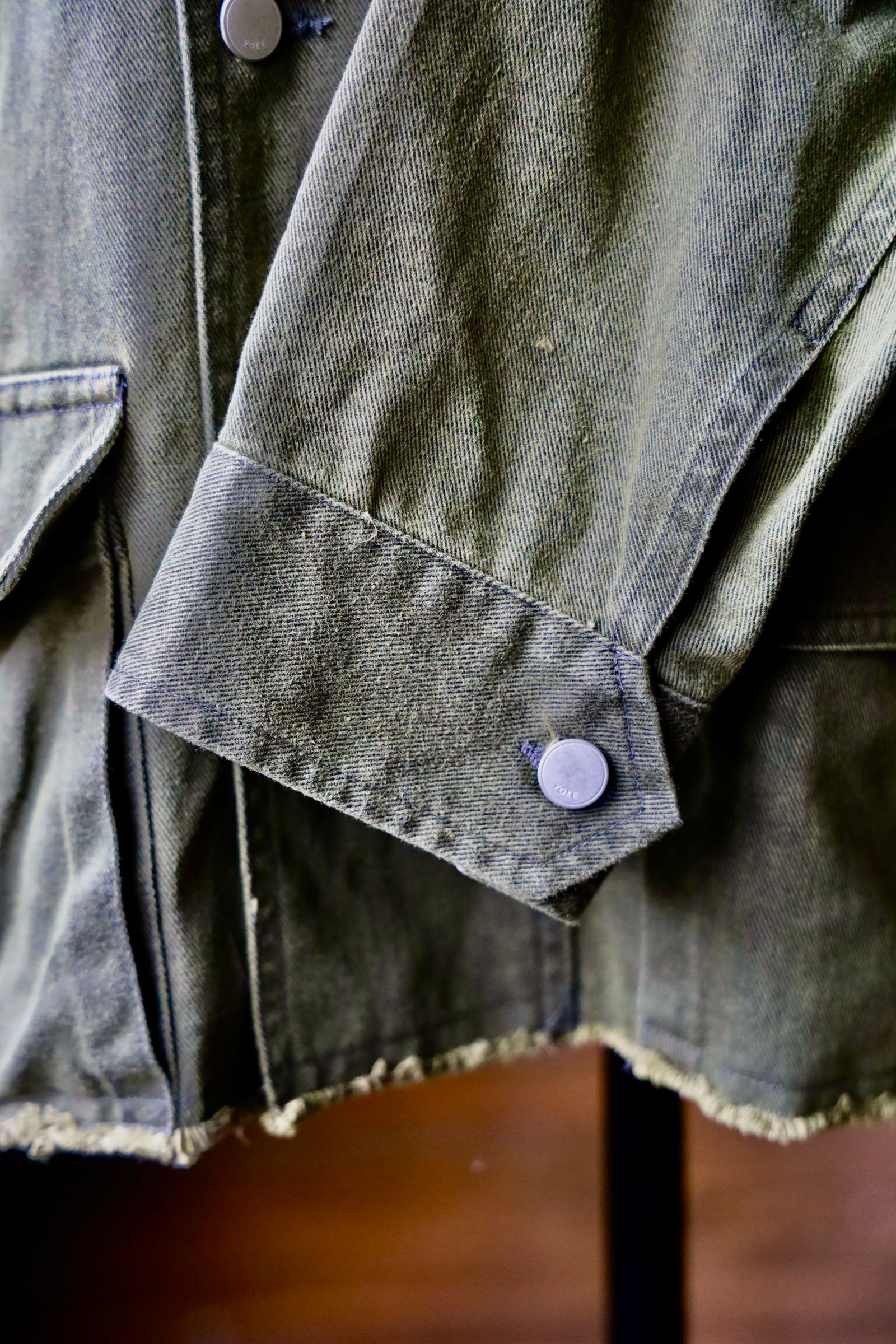 ヨーク25SS カバーオールCOTTON CUT-OFF COVERALL JACKET(YK25SS0925B)DUSTY KAHKI☆3月15日(土)発売！