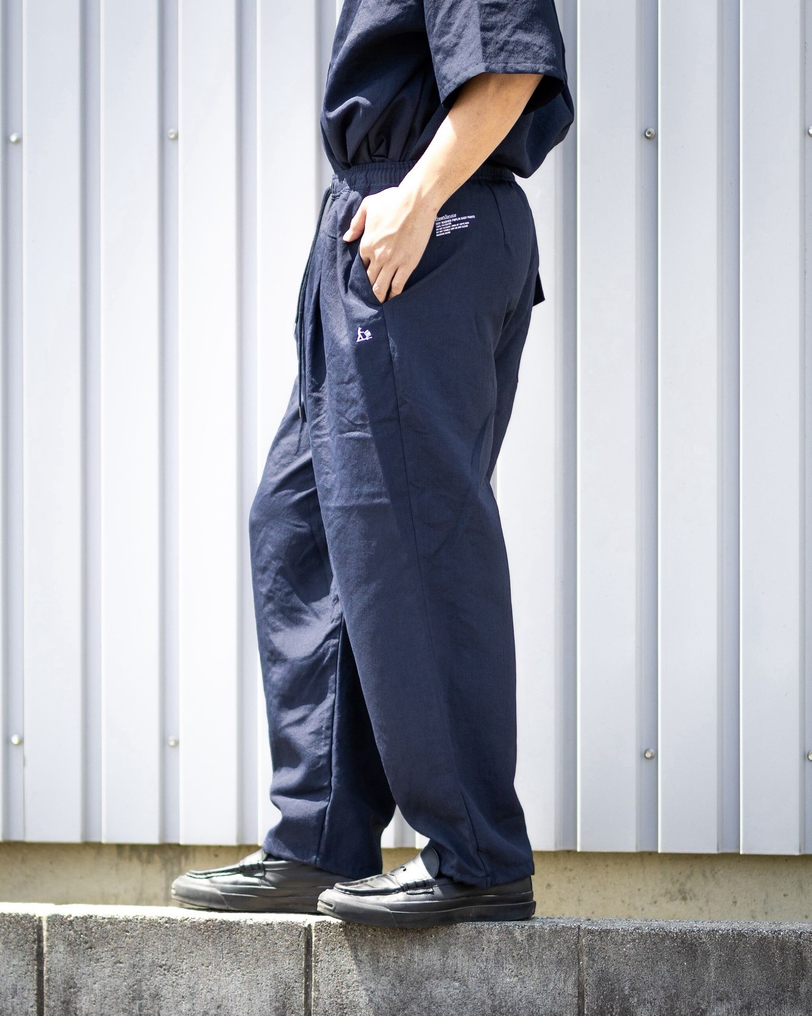 フレッシュサービス 26AW DRY WASHER POPLIN EASY PANTS(FSC263-40064)NAVY