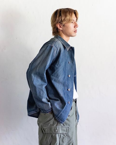 A.PRESSE  US Army Vintage Denim Coverall スタイル 8月24日(土)新作発売！