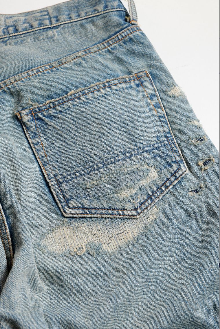 ファンダメンタル デニムパンツ CLASSIC STRAIGHT DENIM CS123 (FA25/MG123)INDIGO