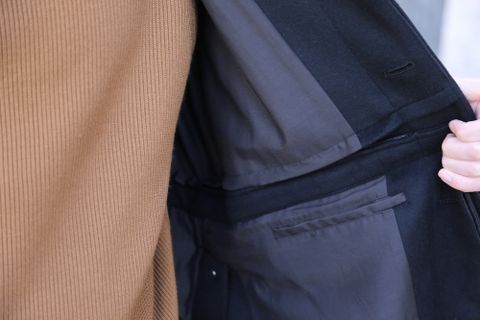 YOKE 新作 3WAY BAL COLLAR SHARE COAT(YK20AW0135C)"BLACK"style.2020.11.8.