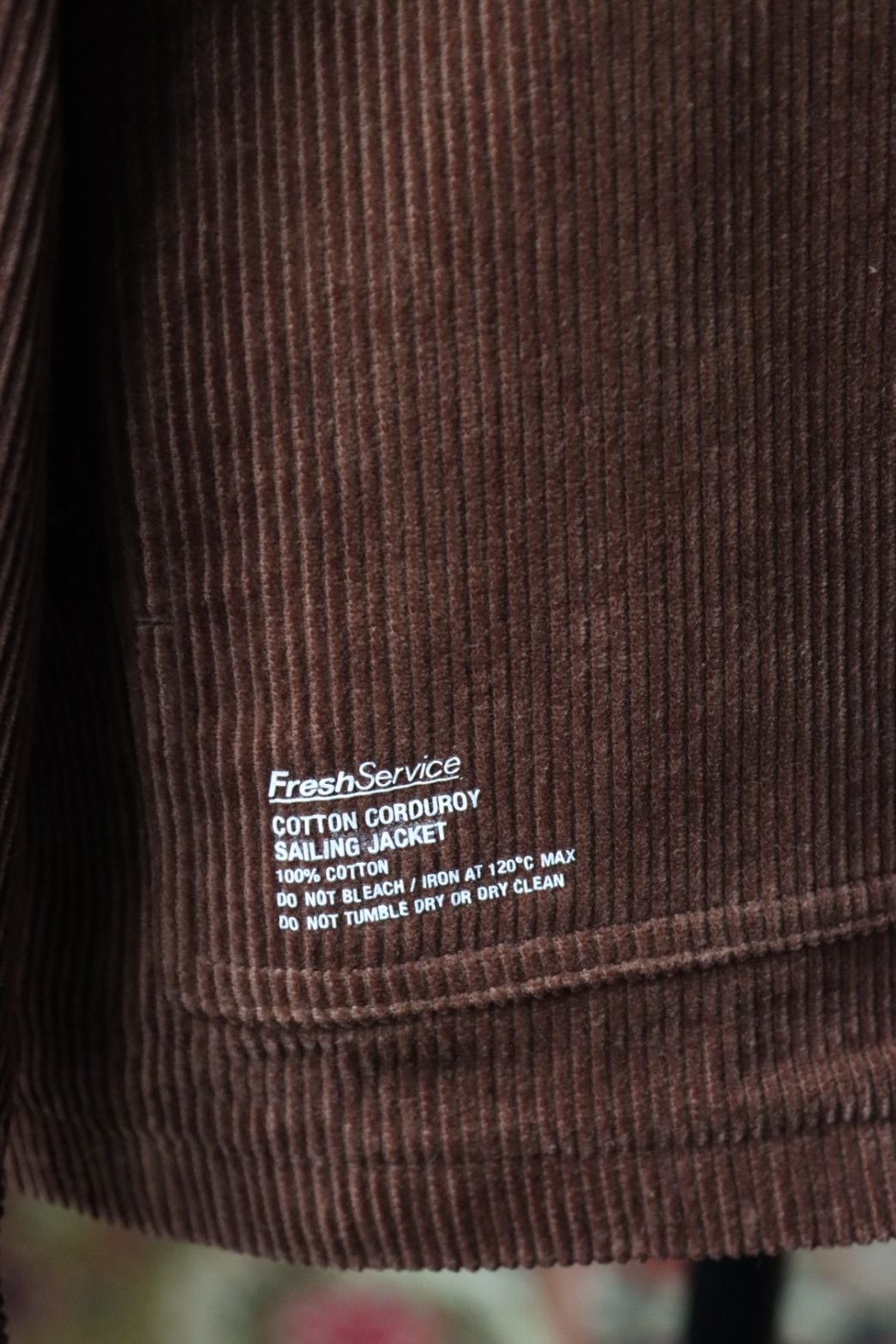 フレッシュサービス COTTON CORDUROY JACKET (FSC253-30124)BROWN