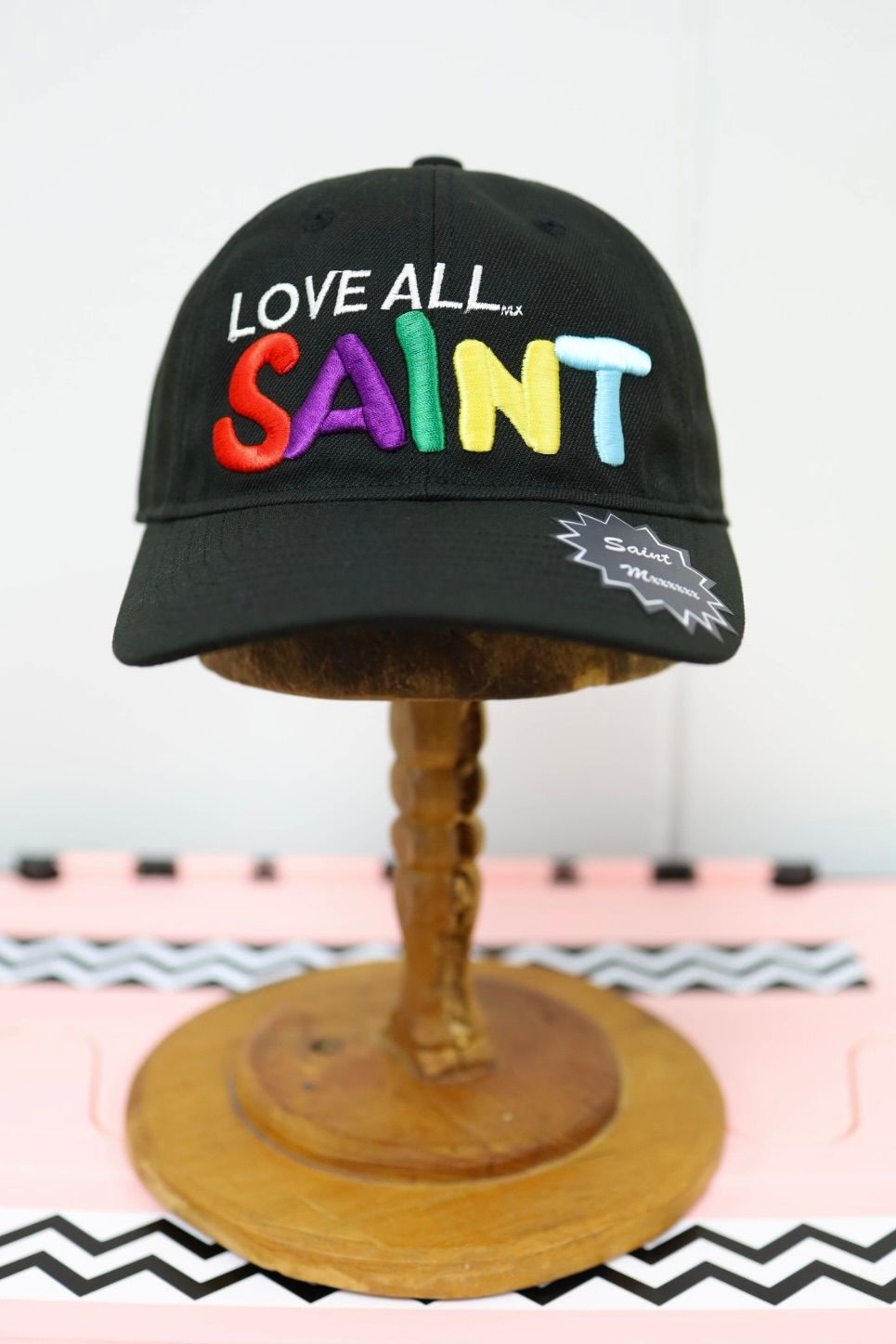 セントマイケル 26SS LOVE ALL_CAP(SM-MK8-0000-080)BLACK☆4月29日(水)新作発売！