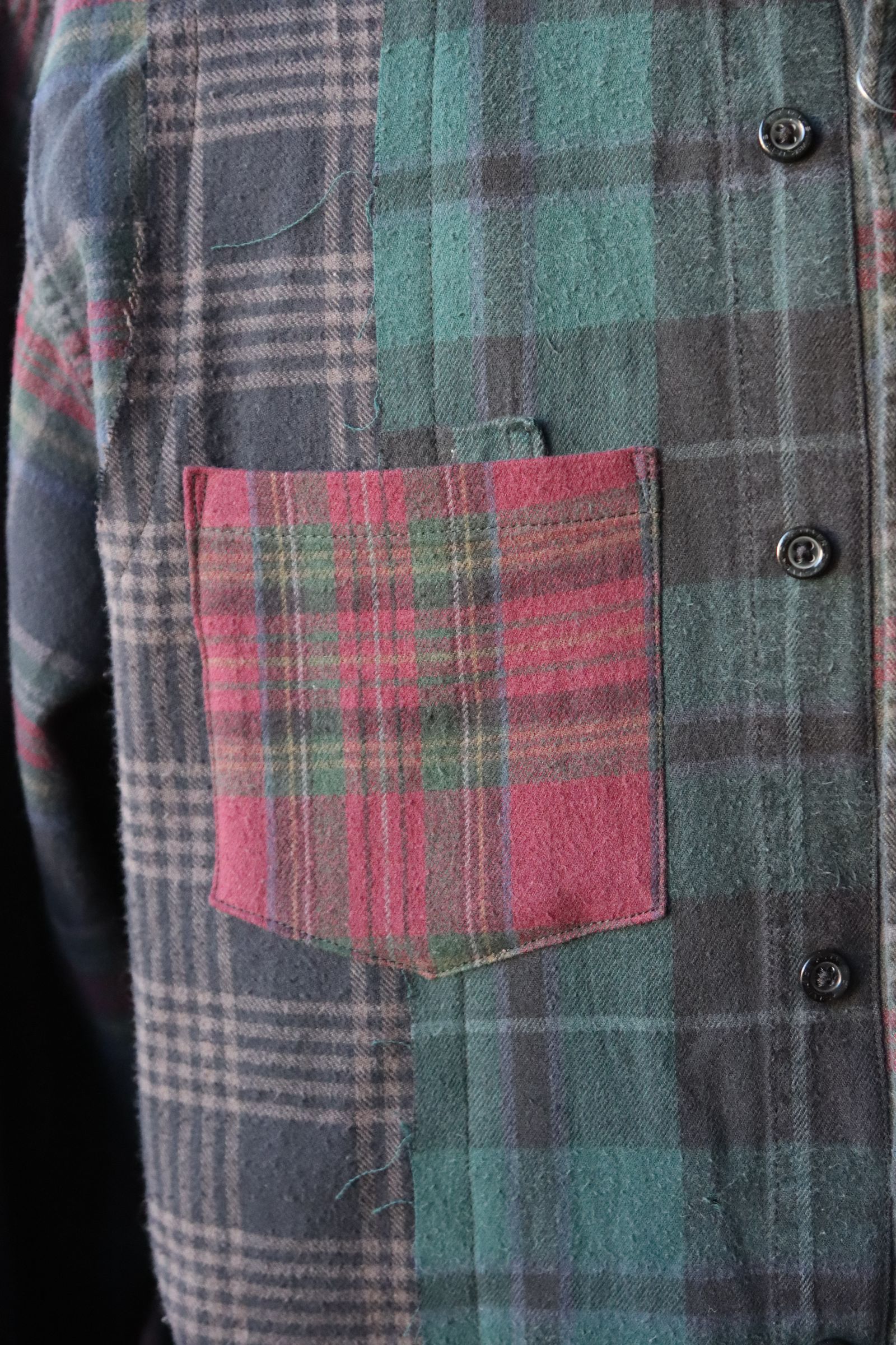 Rafu - RAFUラフ24SS Remake shirt(RAFU030)BLACK DYE | mark