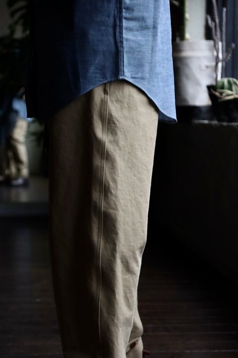 A.PRESSE アプレッセ23SSシャツ Rigid Chambray Shirtスタイル
