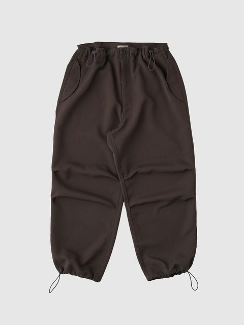 セダンオールパーパス FW24 Tech Wool Over Pant(SD24F-PT03) Chocolate