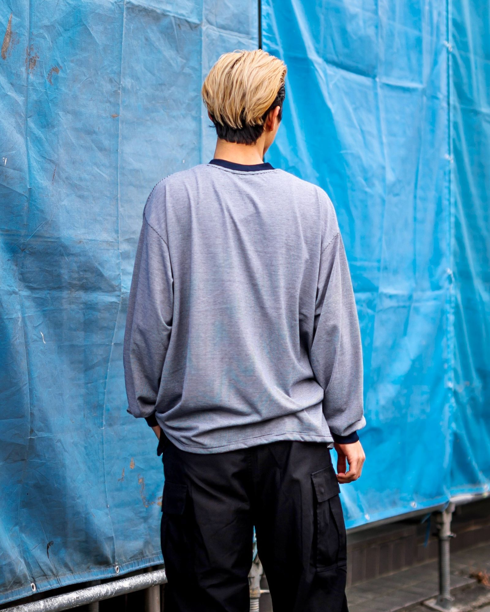 FreshService - フレッシュサービス MICRO BORDER L/S TEE