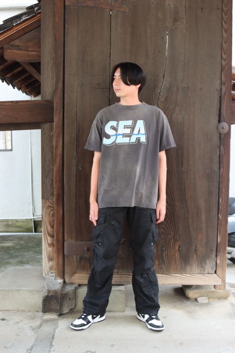 セントマイケル×WIND AND SEA SS T-SHIRT(SM-A21-0000-062) style.2021.8.28. 8月28日発売