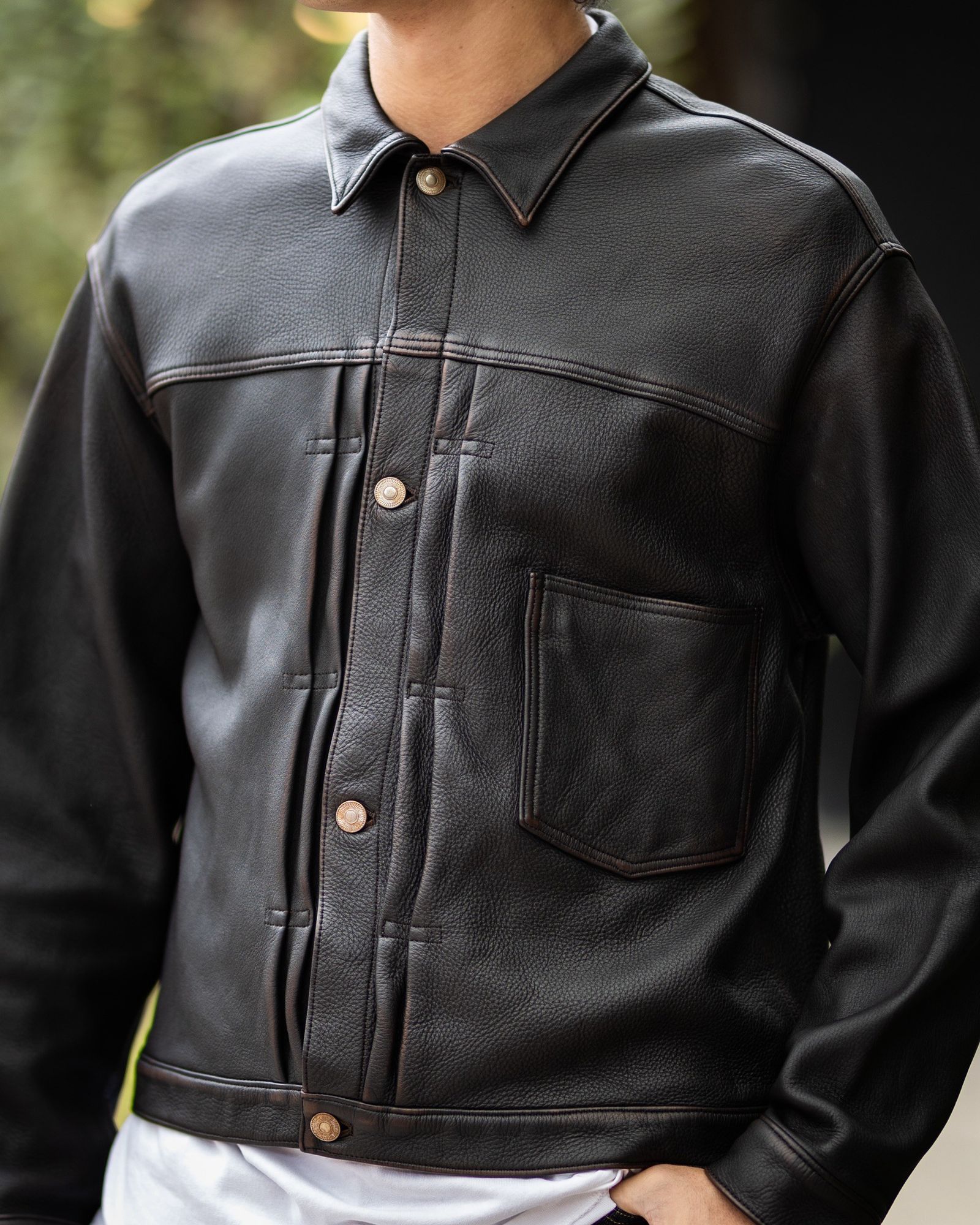 A.PRESSE Vintage Leather 1st Type Jacket 6月6日(土)新作発売！