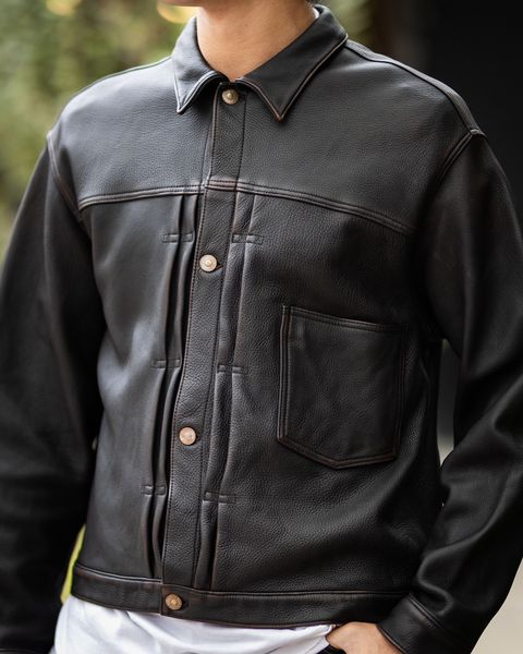 A.PRESSE Vintage Leather 1st Type Jacket 6月6日(土)新作発売！