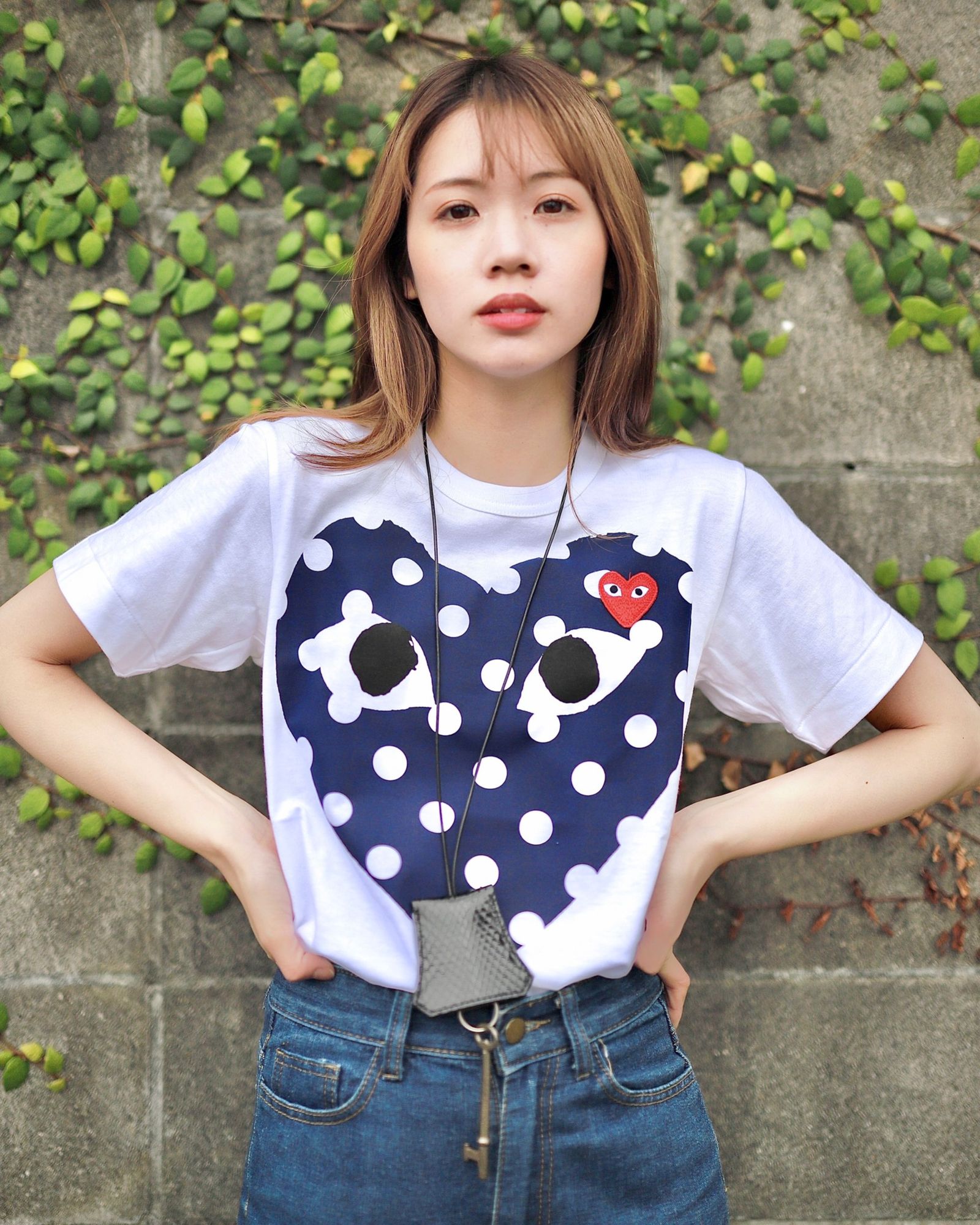 コム・デ・ギャルソン レディース Tシャツ トップス Polka-Dot T-Shirt-