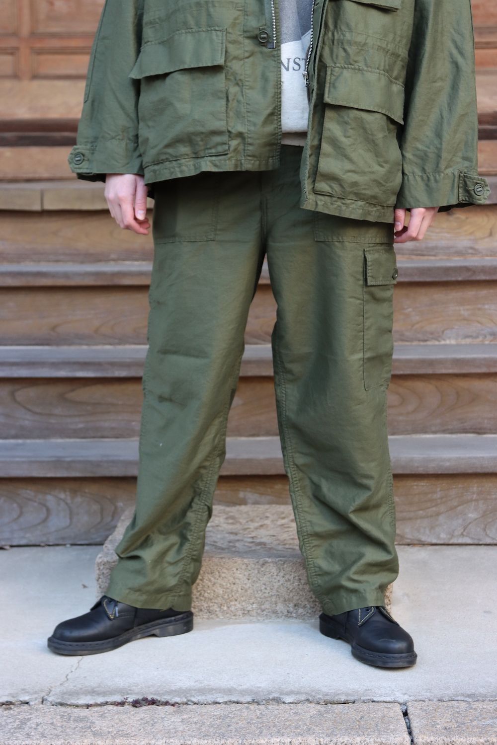 Graphpaper Cotton Linen Moleskin Military Jacket(GU221-30094 