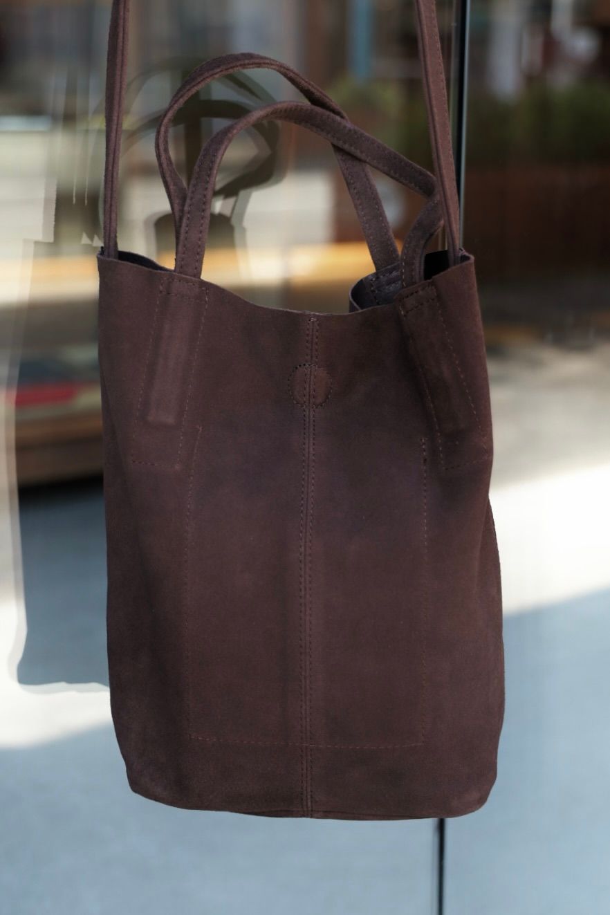 Morphee / モルフェトートバッグ2WAY SMALL TOTE(LONG)SUEDE[DARK CHOCO]☆新作発売！