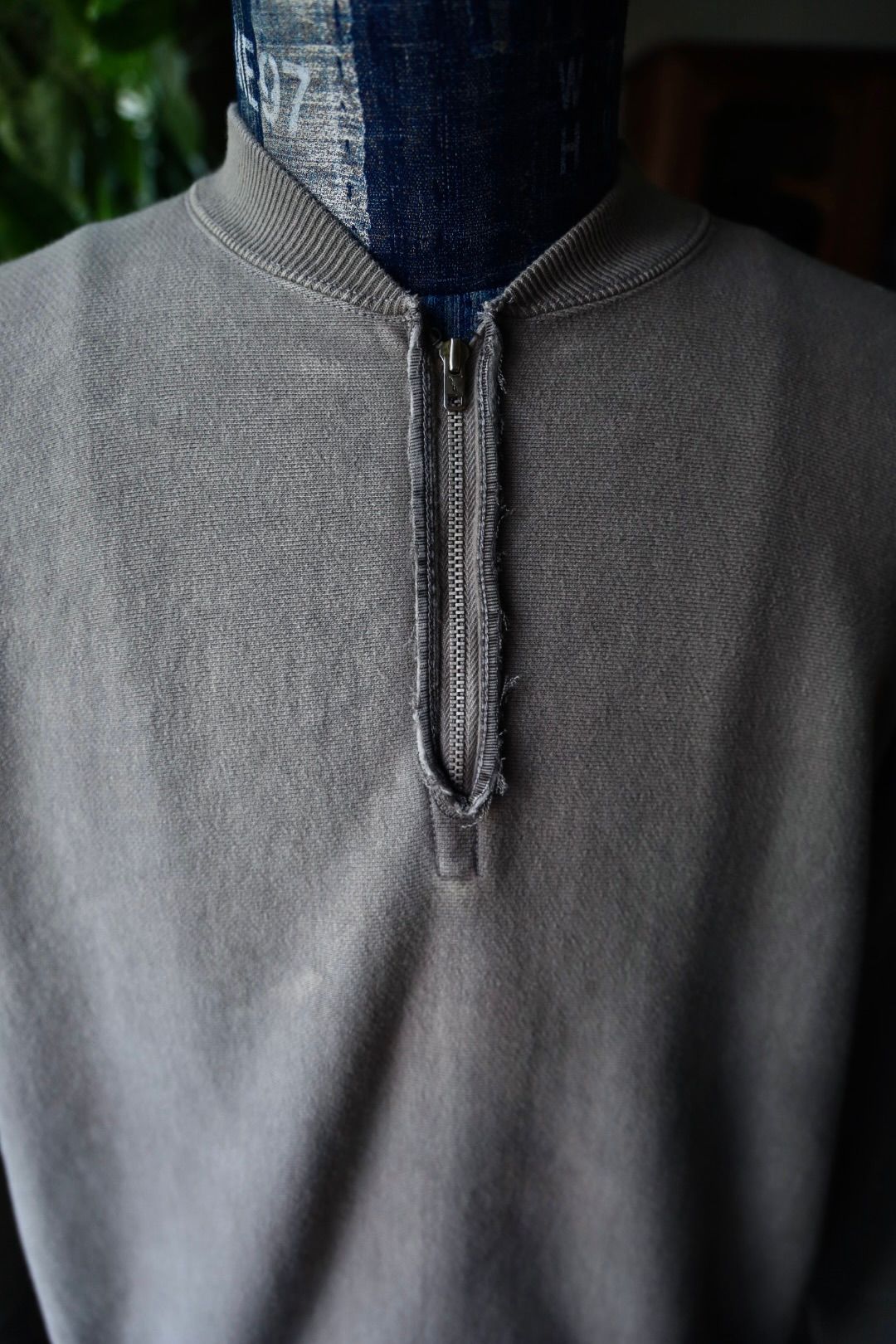 A.PRESSE - アプレッセ 2025 STYLE2 Vintage Half Zip Rib