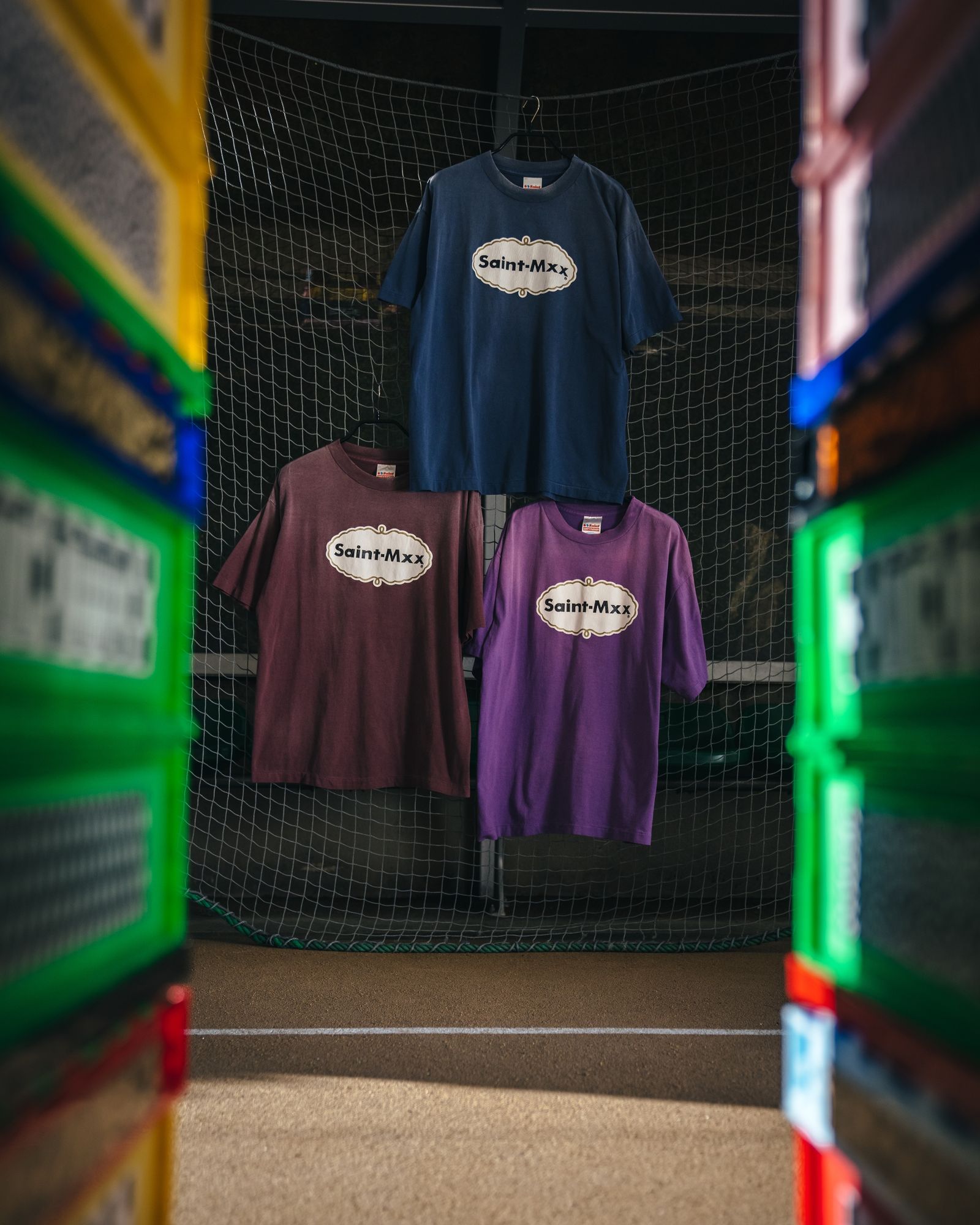 セントマイケル 26SS SAINT MXX_SS T-SHIRT(SM-MK8-0000-023)BURGUNDY☆4月29日(水)新作発売！