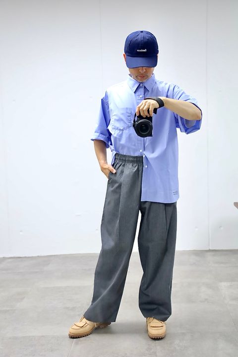 FreshService 26SS CORPORATE WIDE EASY PANTS"H.GRAY"スタイル