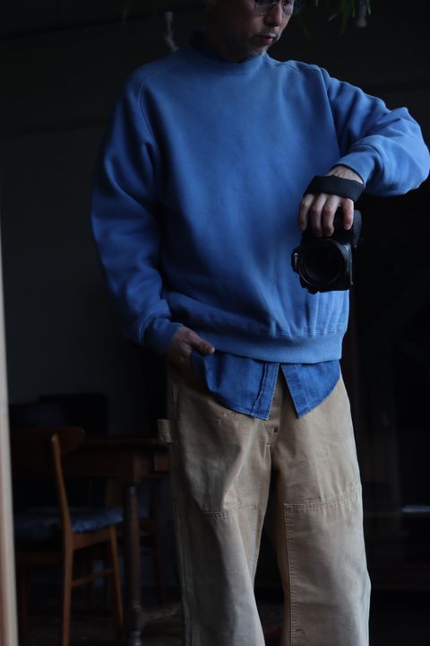 A.PRESSE アプレッセ24SS Vintage Sweatshirtスタイル