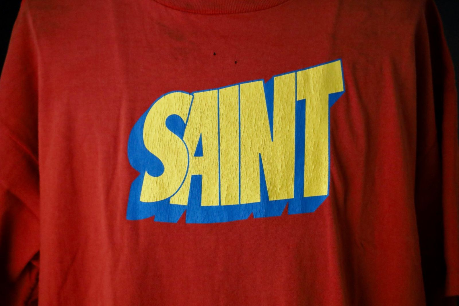セントマイケル Tシャツ SAINT SS TEE(SM-HR1-0000-025)RED★9月1日(月)発売！