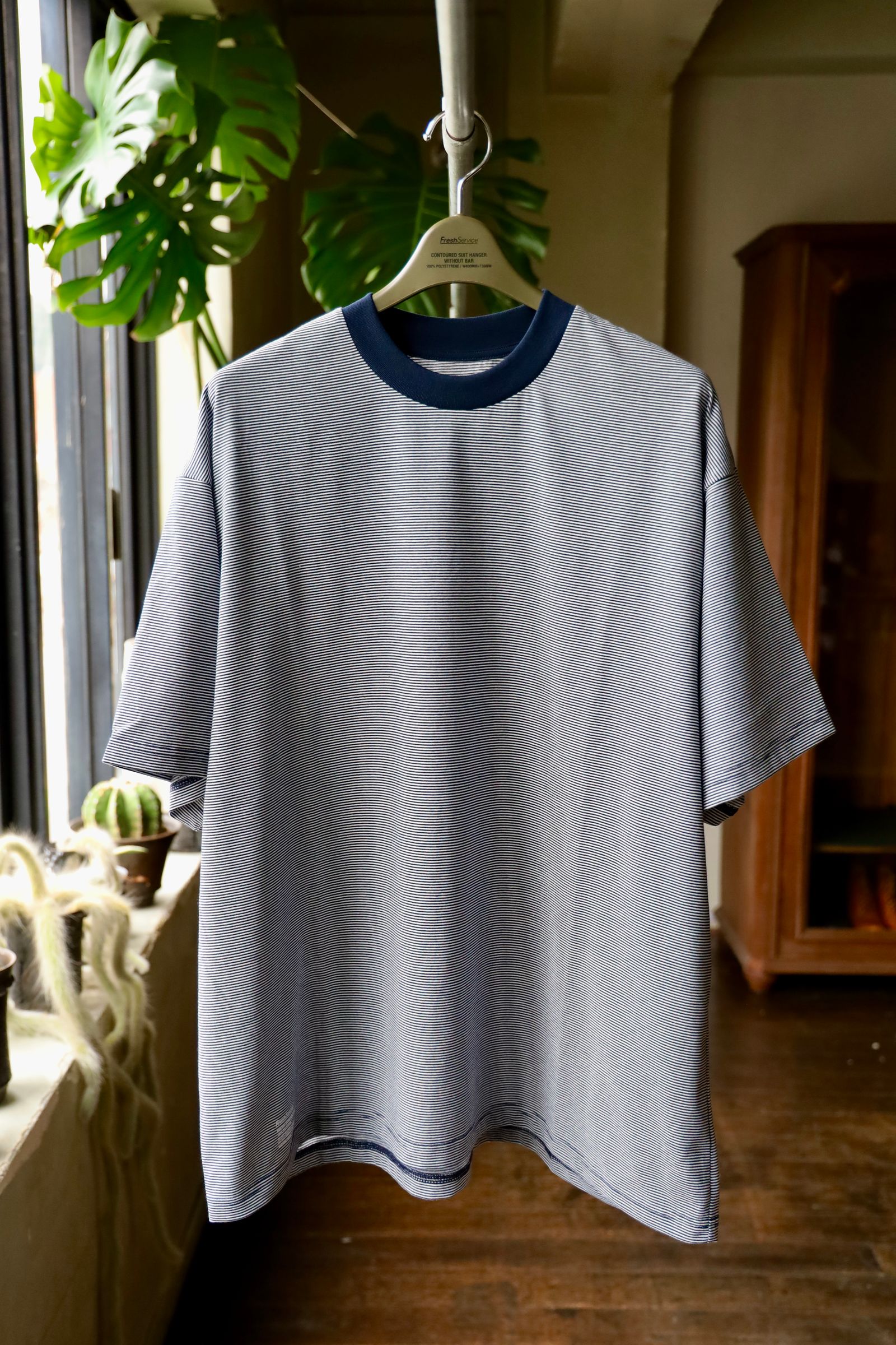 フレッシュサービス MICRO BORDER S/S TEE (FSC251-70115)WHITE×NAVY☆3月15日(土)発売！