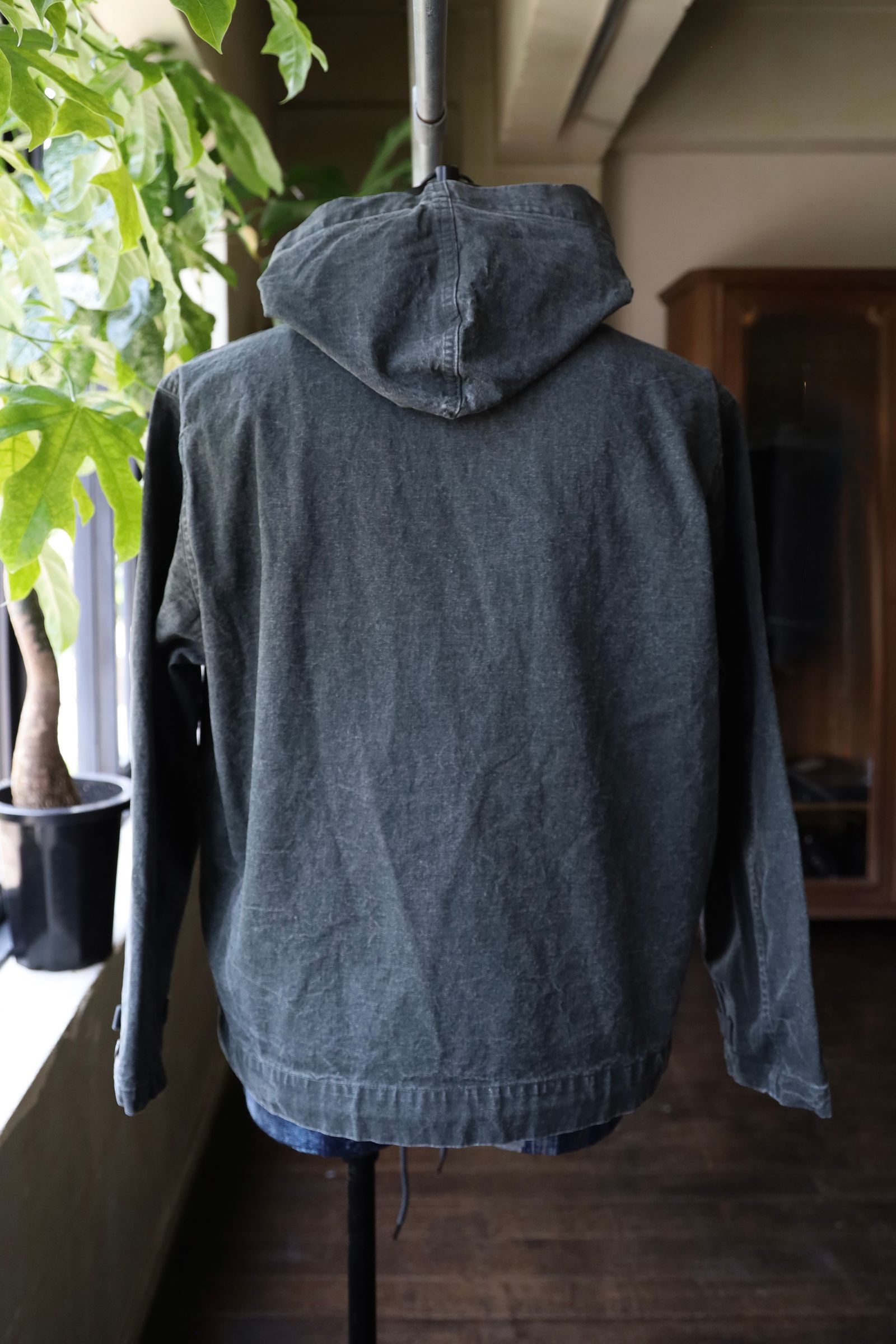 アプレッセ 2025 STYLE2 Vintage US Navy Zip Hoodie (25AAP-01-54)OLIVE