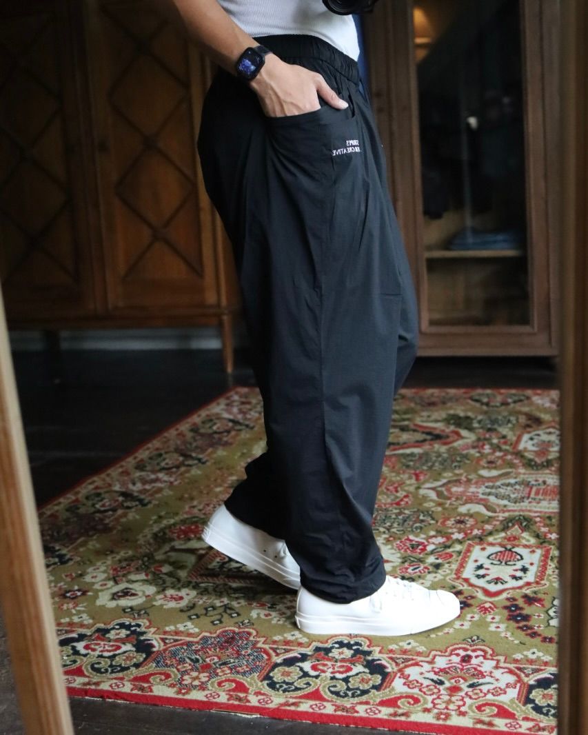 S.F.C 2026FW エスエフシー WIDE TAPERED EASY PANTS(NYLON) (SFCFW26P08)Black☆9月12日(土)発売！