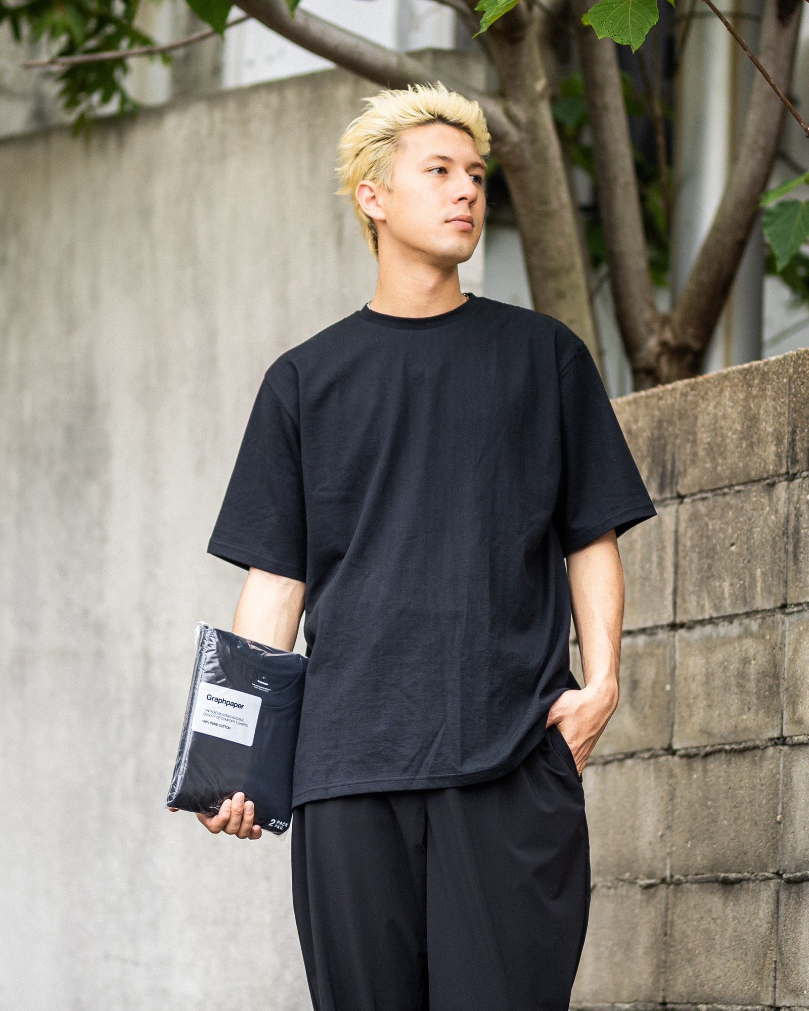 Graphpaper 2-PACK CREW NECK TEE(BLACK) 5月17日(土)新作発売！