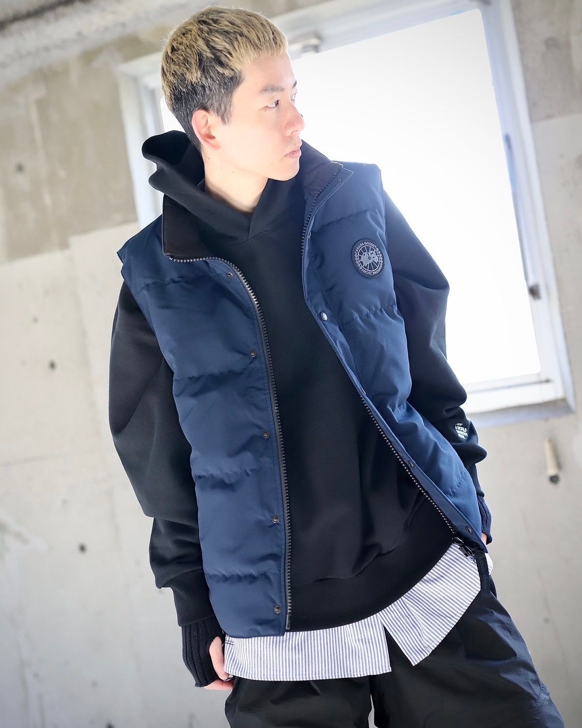 期間限定出品　カナダグース　ガーソン ベスト ウール walenode ウェルノード 22AW Continuer Extra Space別注 CES