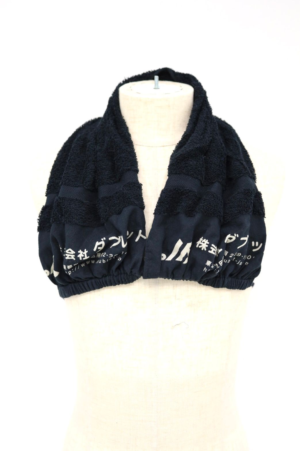 doublet ダブレット26SS TOWEL NECK BRA (26SS49CS439)BLACK★2月14日(土)11:00発売！