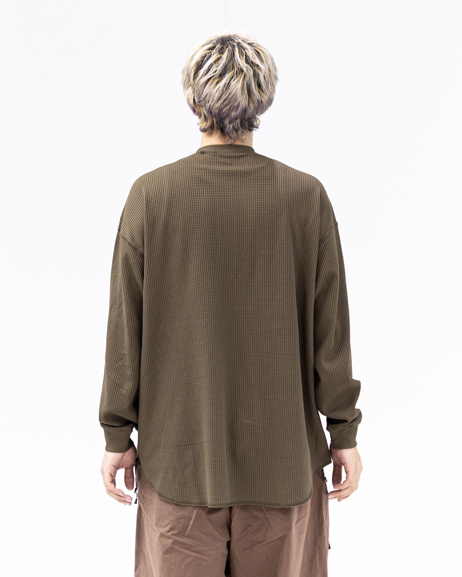 DAIWA PIER39(ダイワピア39) TECH THERMAL HENLEY L/S(BE-38026)BROWN GRAY☆2月21日(土)発売！