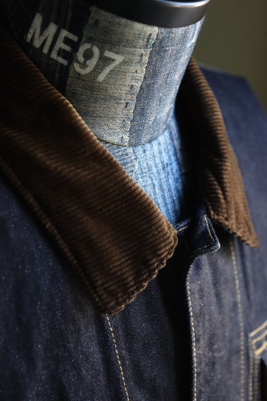 イズネス 23AW 13oz COVERALL DENIM JACKET (1005AWJK08)INDIGO