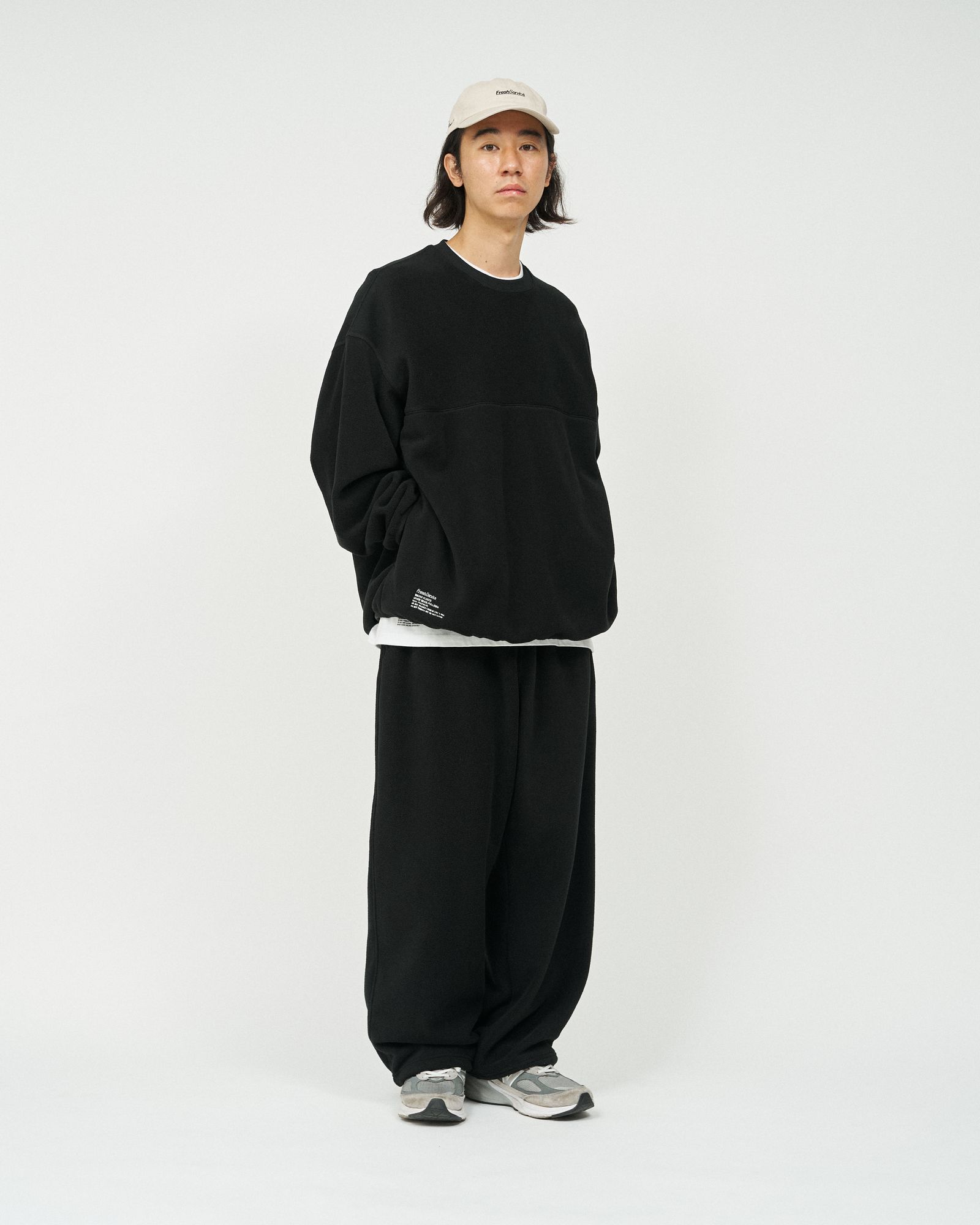 フレッシュサービス MICRO FLEECE CREW NECK PULLOVER(FSC253-70192)BLACK★10月18日(土)発売！
