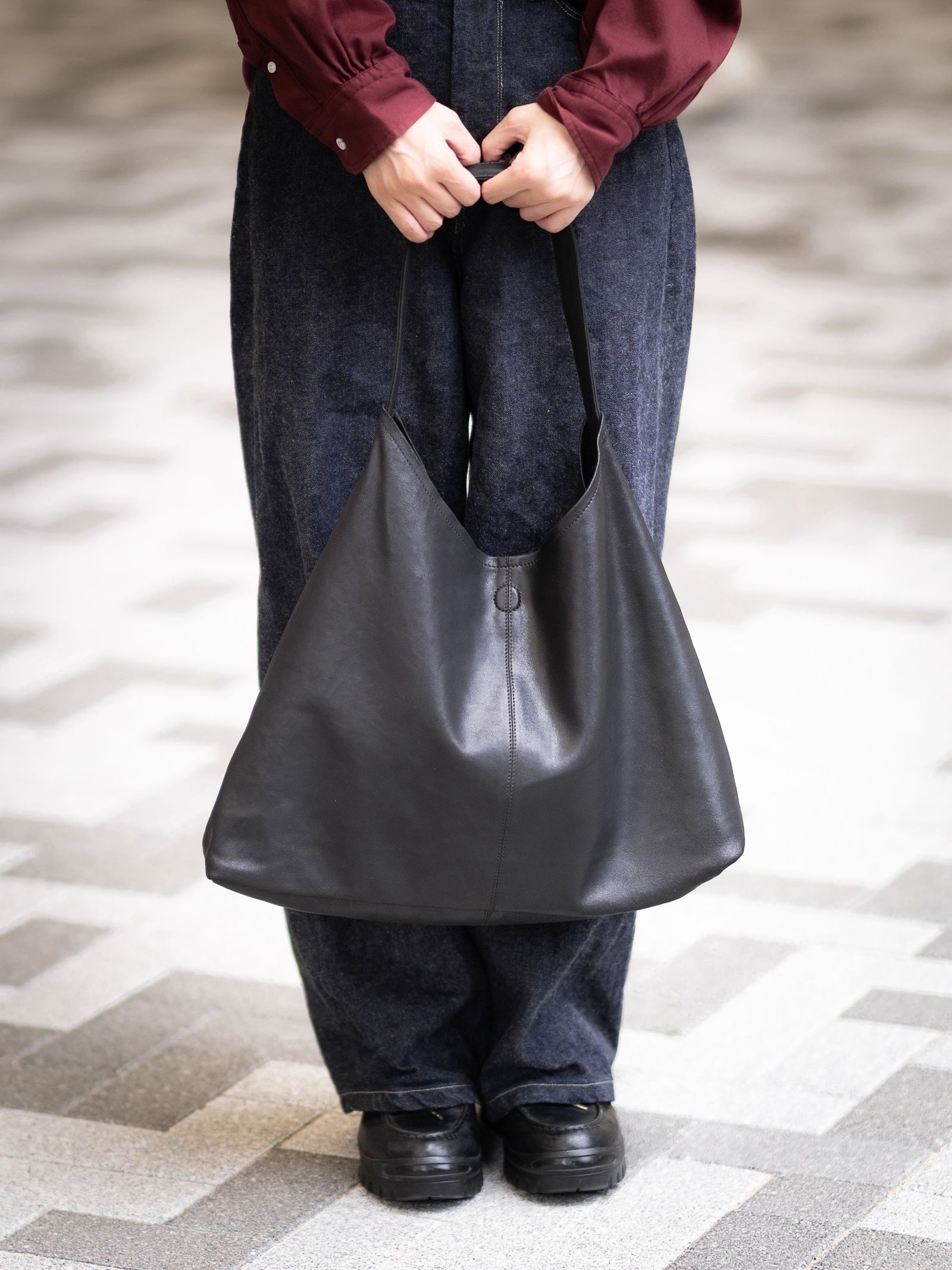 Morphee / モルフェ ショルダーバッグ TRIANGLE SHOULDER(TAM-BLK)BLACK☆再入荷！