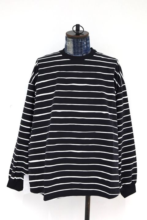 S.F.C 2026FW エスエフシー SUPER BIG LS TEE  (NYLON STRIPE) (SFCFW26CS06)Black☆10月17日(土)発売！