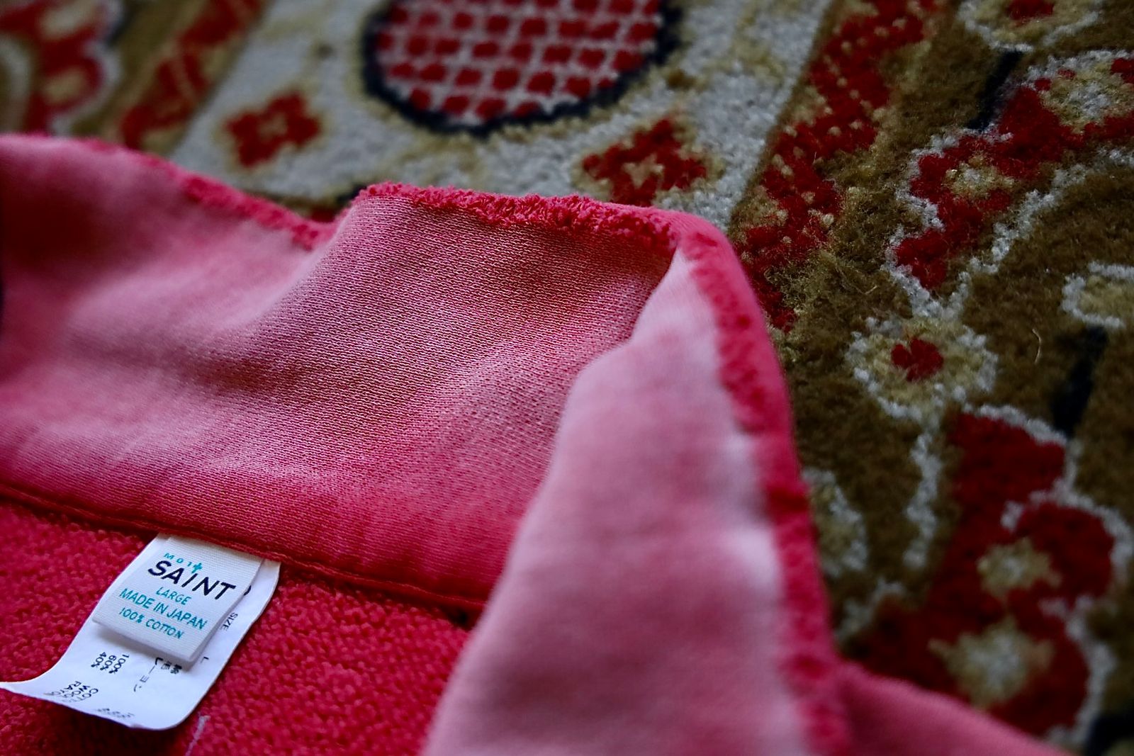 セントマイケル 26SS SAINT HALF ZIP SWEAT(SM-MK8-0000-053)RED☆4月11日(土)発売！