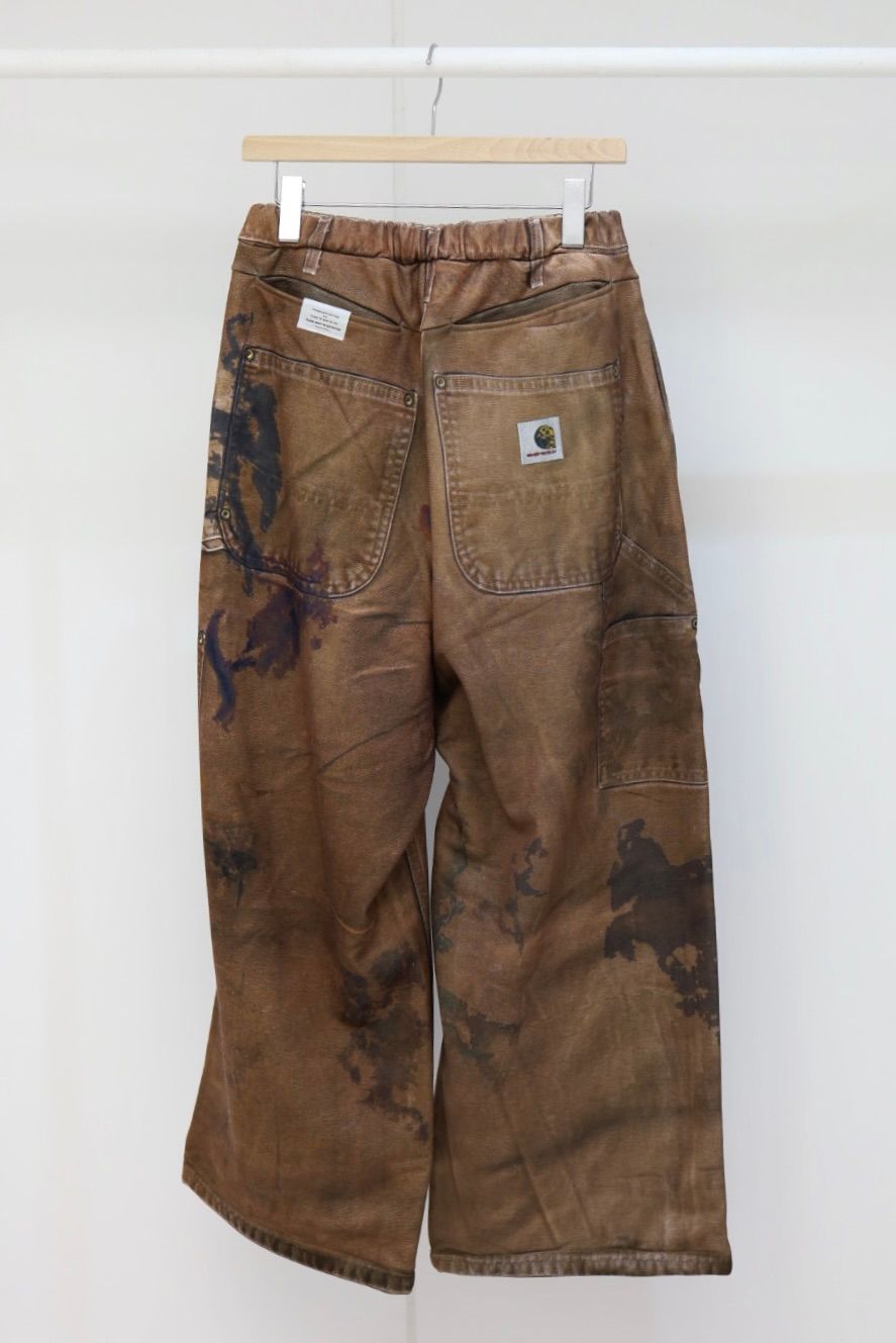 トーキングアバウト ジ アブストラクション 26SS パンツ PRINT DUCK WIDE PT(26SS-PT-002CH)BROWN新作発売！