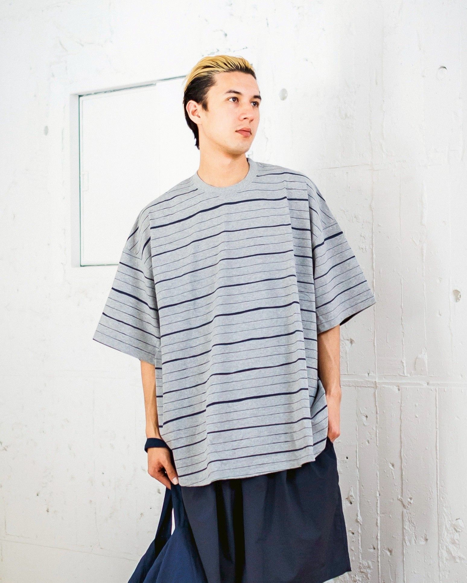 S.F.C (STRIPES FOR CREATIVE) SUPER BIG MIX SIDE STRIPES LS