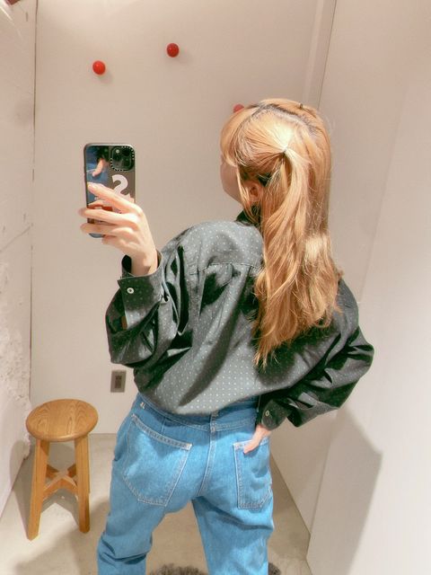 YOKE 新作PIXEL LOW PLAID OPEN COLLAR SHIRT style.2024.2.22