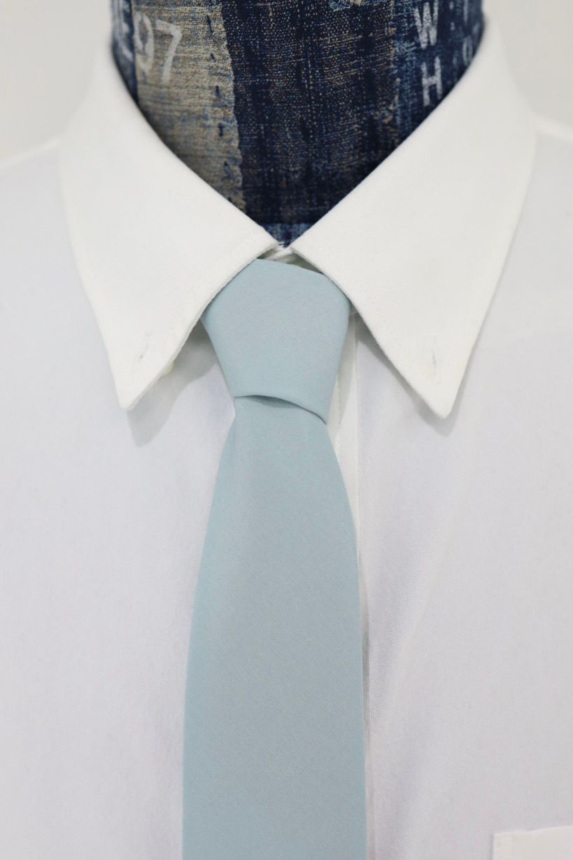 グラフペーパー 26SS ALUMO for GP Cotton Necktie(GU261-90226) SMOKE BLUE☆1月31日(土)発売！