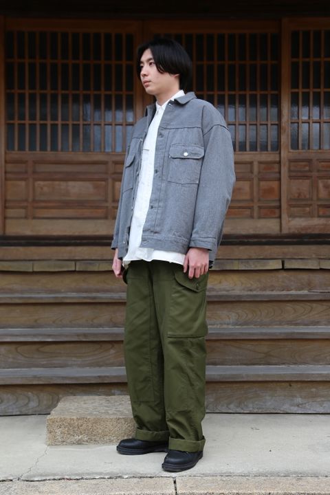 Graphpaper Colorfast Denim Blouson(GM204-30234B) style.2021.1.30.