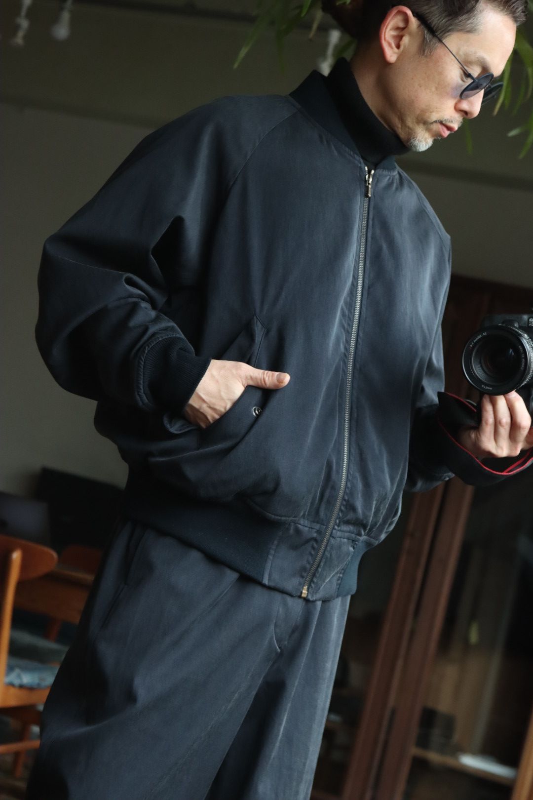 A.PRESSE アプレッセ24SS Silk Padding Jacketスタイル | 4147