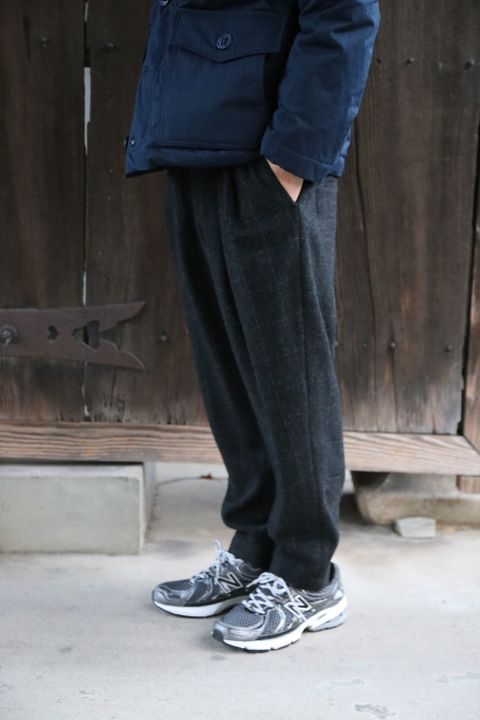 COMME des GARCONS HOMME 綿ナイロンウェザー×綿コーデュロイブルゾン"NAVY"Style.2020.10.31.