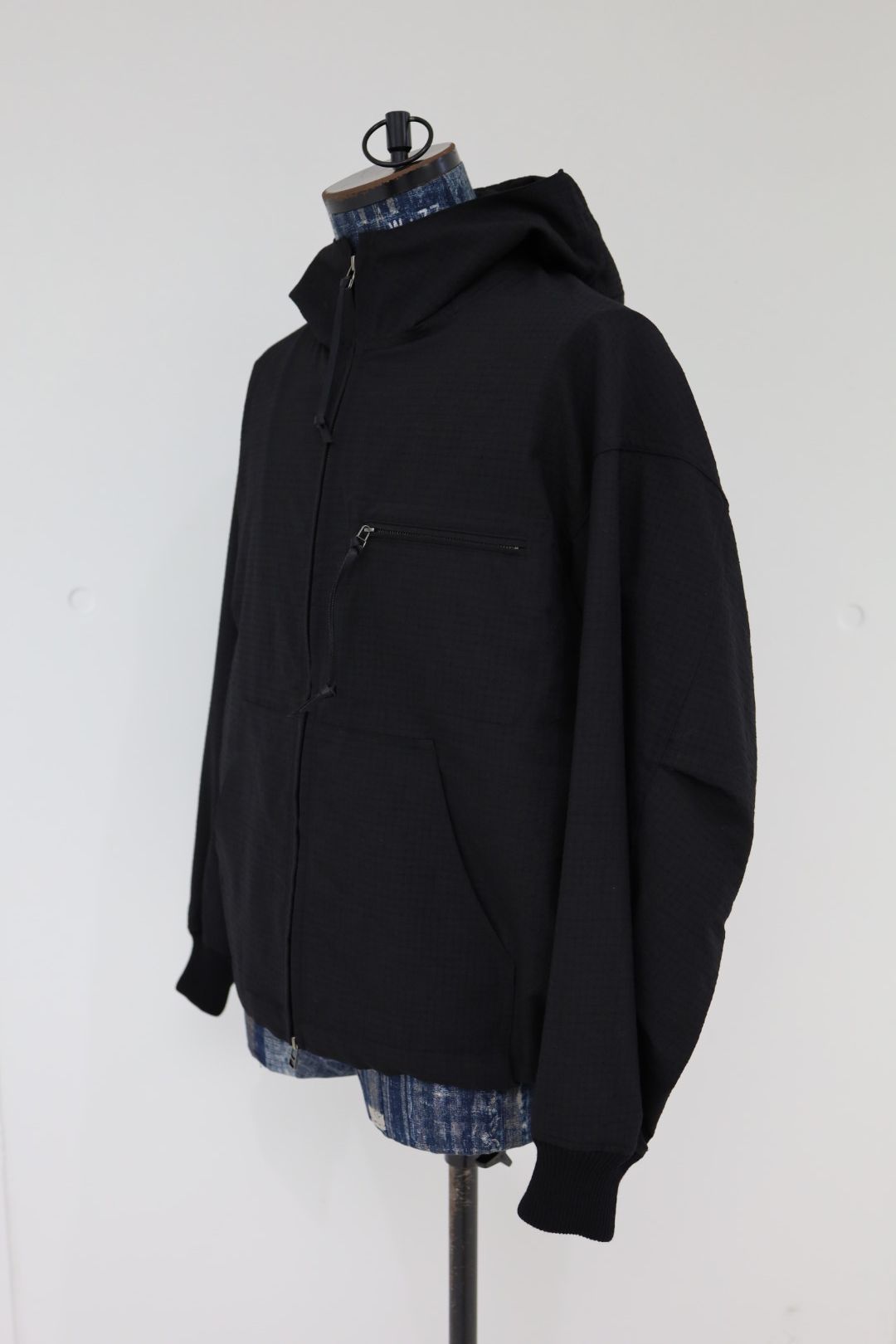 プロダクトトゥエルブ SS26 High Count Wool Ripstop Jacket (26SS-PBL03)BLACK